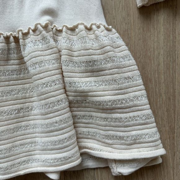 vintage nanette lepore ruffle fit flare romantic delicate feminine dress small - Picture 6 of 6